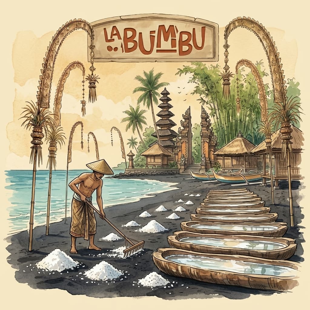 LABUMBU — traditional Balinese village
